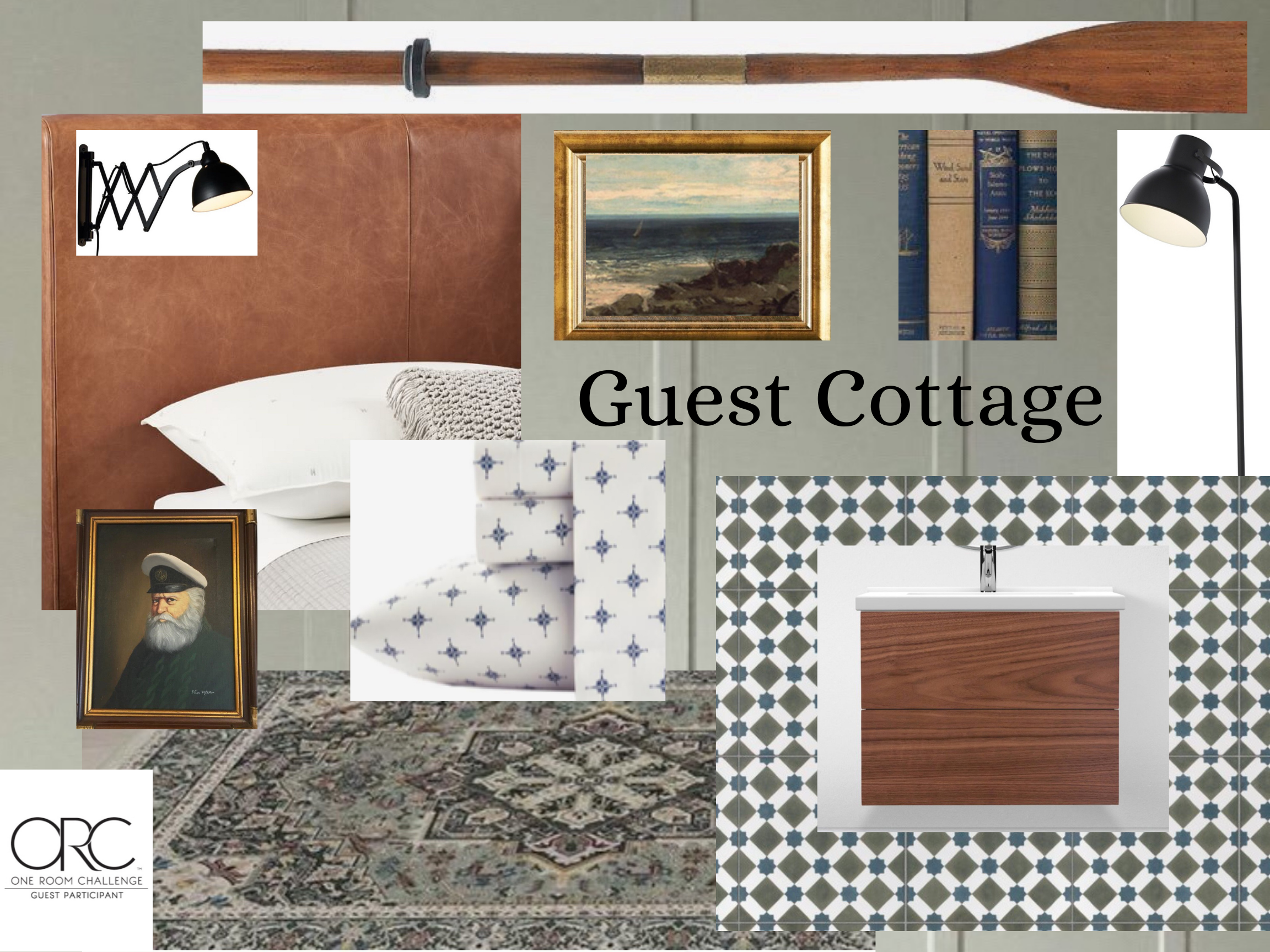 Guest Cottage  – One Room Challenge Week 2 -The Vibe